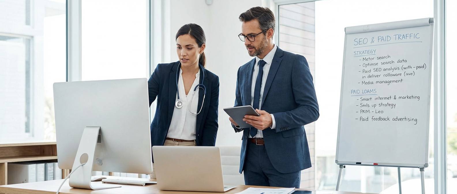 SEO ou Tráfego Pago para Médicos: Qual a Melhor Estratégia?