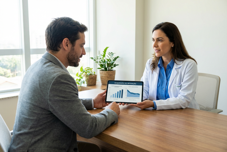 Retenção vs. Aquisição de Pacientes: Por que Focar só na Captação Reduz seu Lucro